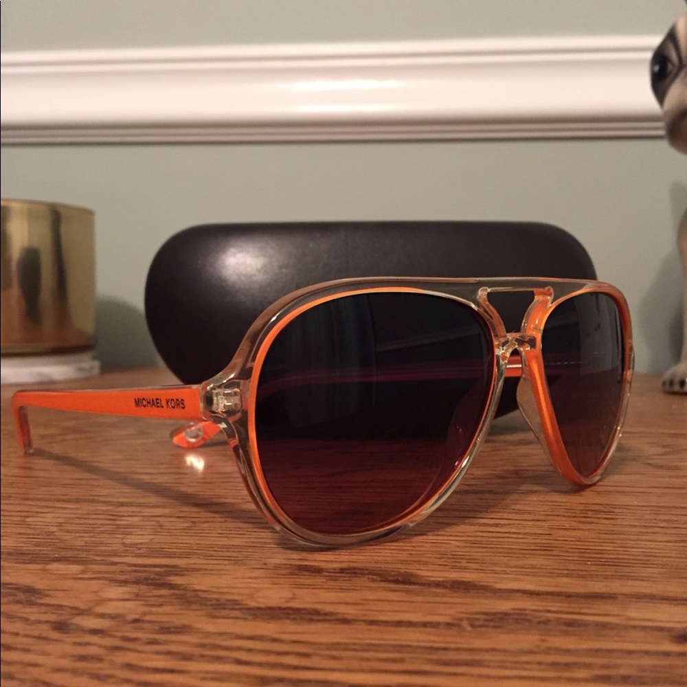 Michael Kors Caicos Sunglasses - Orange